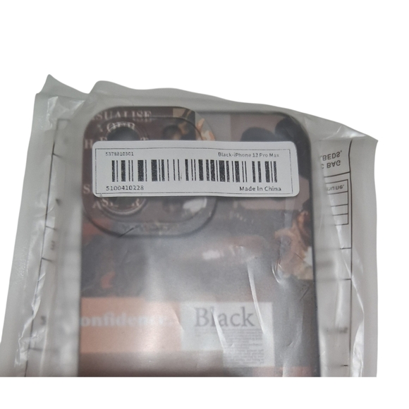 Elegant iphone 13 Pro Max Collage Phone Case - Black and Brown - Picture 4 of 4